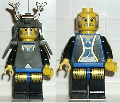 LEGO Minifigure-Ninja - Shogun, Blue with Armor-Ninja-CAS056-Creative Brick Builders